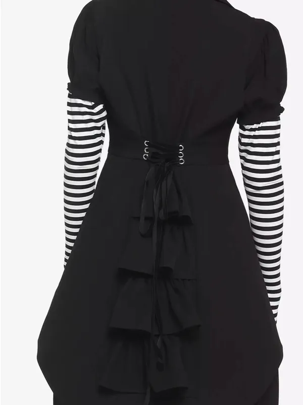 Hot Topic Black Gothic vest with tail coat - Image 2