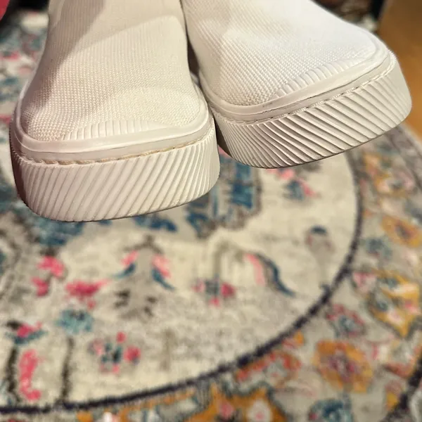 Cariuma IBI Knit White Neutral Slip-On Casual Summer Comfy Sneakers 7.5 - Image 7
