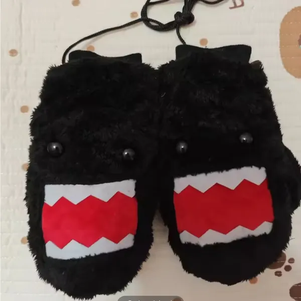 Brown Furry Monster Mittens - Image 10