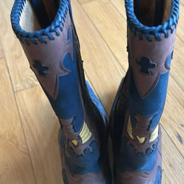Sancho Spanish Western Cowgirl Genuine Leather Boots - Image 5