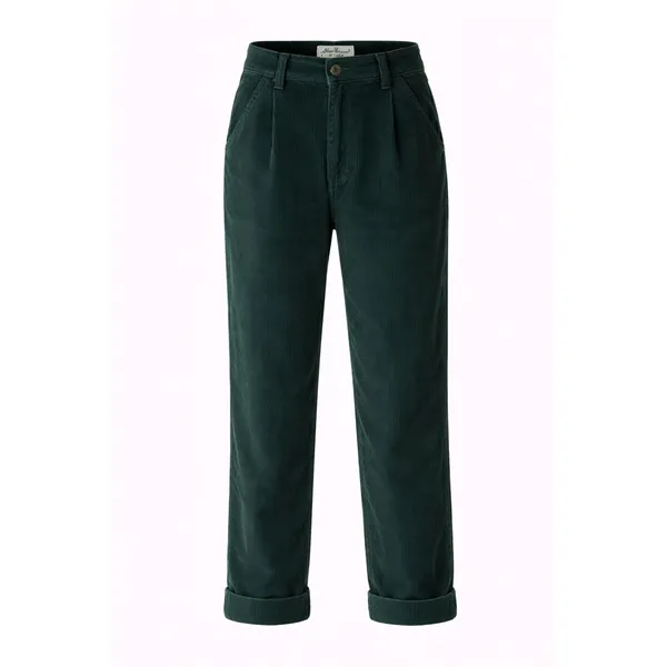 Eddie Bauer Corduroy Pants Womens Petite 10 Green Straight Leg High Rise - Image 6