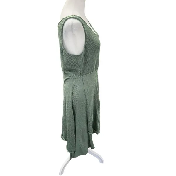 NWT Peruvian Connection Portobello Pima Cotton Dress Sage M - Image 5