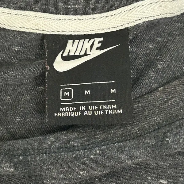 Nike Womens Charcoal Gray‎ Heather Long Sleeve Just Do It Tunic Top Size Medium - Image 5