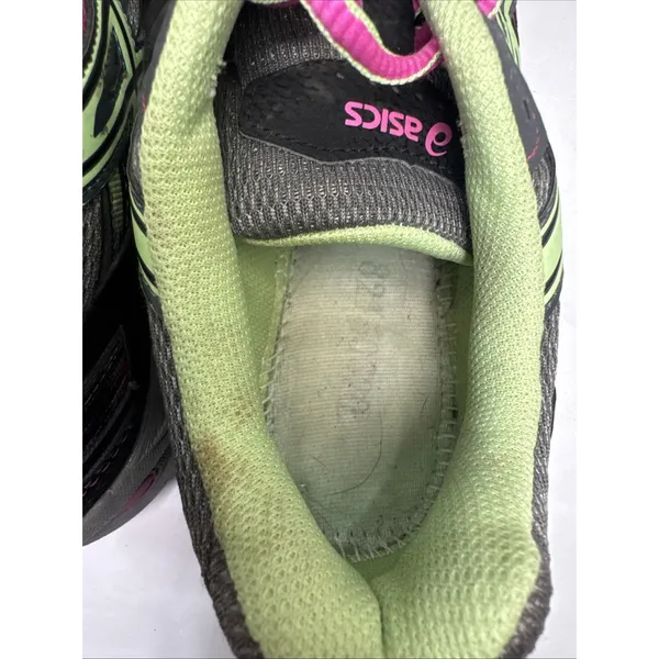 ASICS Gel-Venture 5 Women’s 7.5 Trail Running Shoes Gray Pink Green T5N8N - Image 8