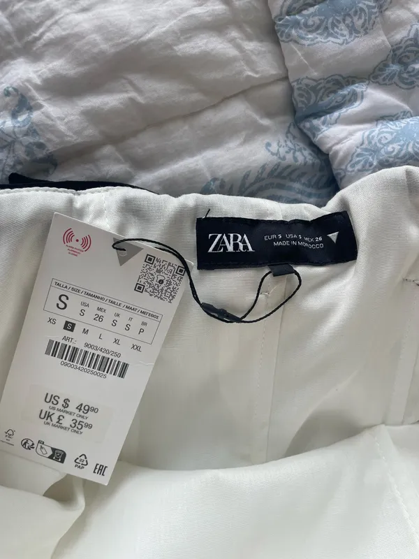 Zara strapless bow top  - Image 3