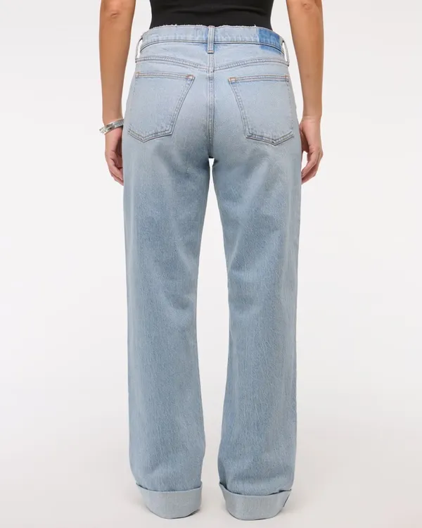 Abercrombie curve love low rise baggy jean - Image 4