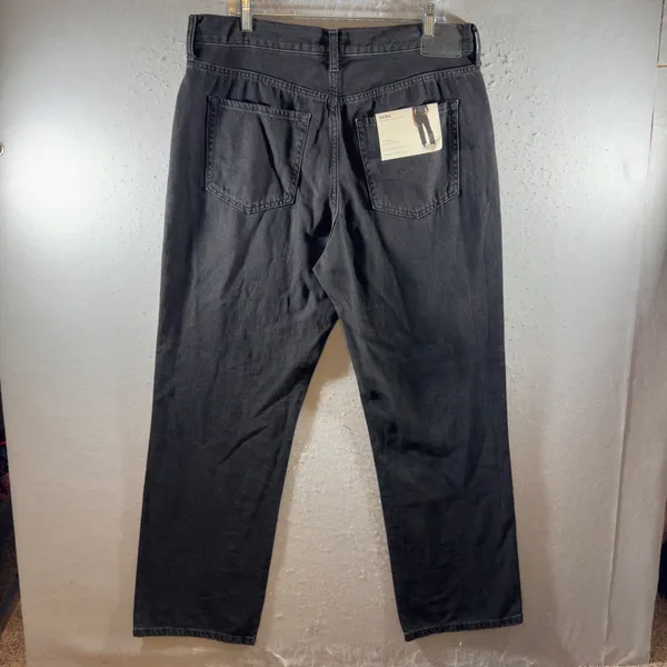 1688| NWT Aeropostale High Rise‎ Baggy 90s Inspired Jeans Black 14 - Image 2
