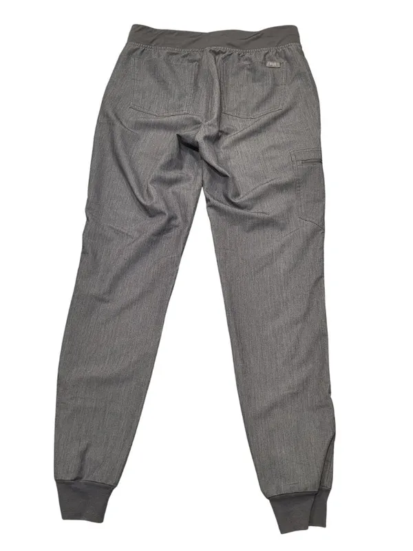 Figs Technical Collection Gray Jogger Scrub Pants S/T Small TALL - Image 3