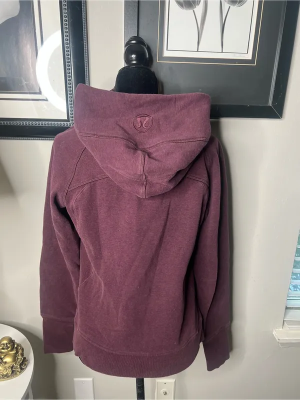 Lululemon scuba‎ full zip hoodie vintage plum 8 - Image 9