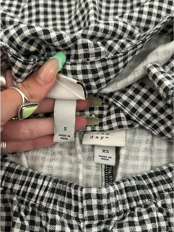 A New Day Gingham Matching Short Set - Image 6