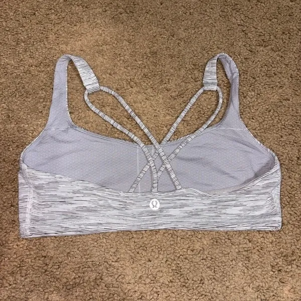 Lululemon Free To Be Bra Wee Are From Space Ice Grey Alpine White 6 - Image 4