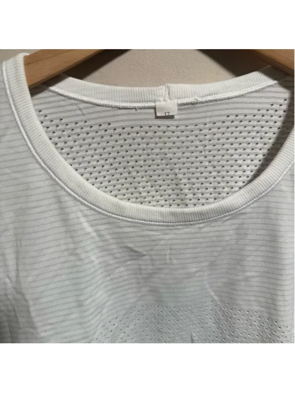 Lululemon Swiftly Tech Long Sleeve
White- Size 12 - Image 2