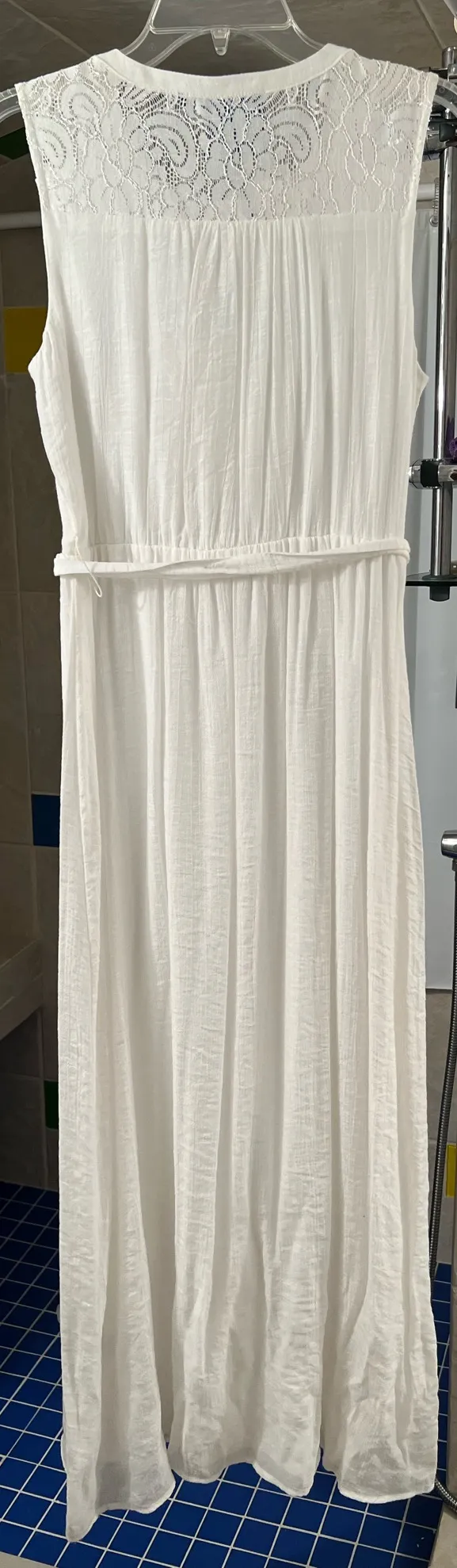 Apt 9 White Sleeveless Maxi Dress - Image 2