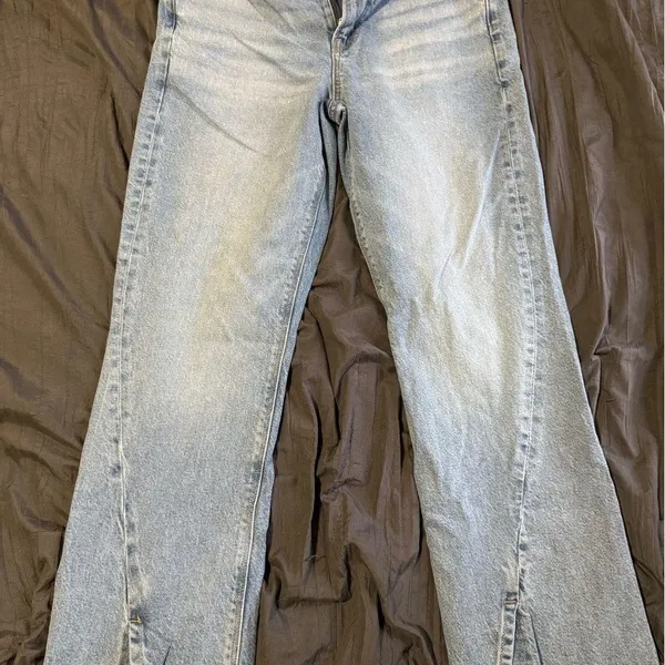 American Eagle jeans with slits on bottom - Image 2