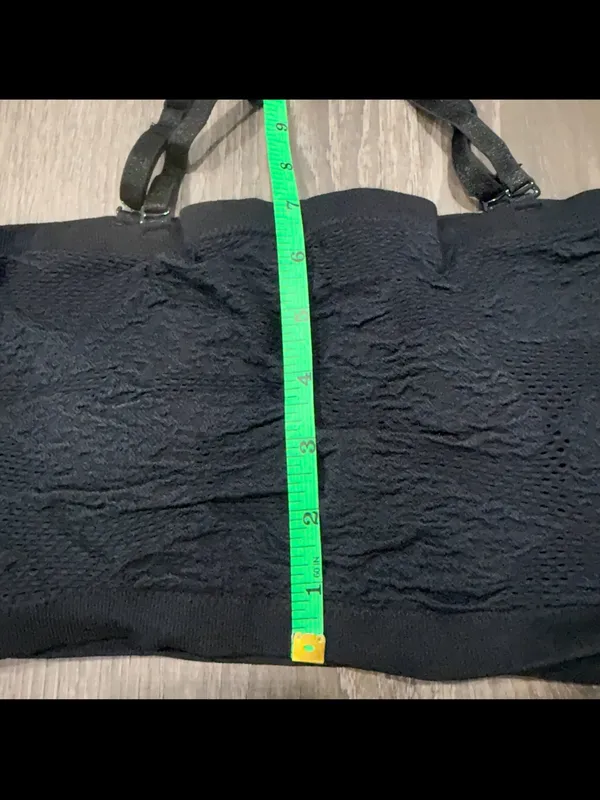 NWT Halara Black Textured Tube Top - Image 8