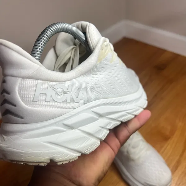 Hoka Clifton 8 “White” 1119394WWH Size 9W NO BOX - Image 18