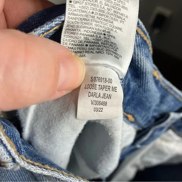 Old Navy extra high rise‎ Darla balloon jeans size 10 - Image 8