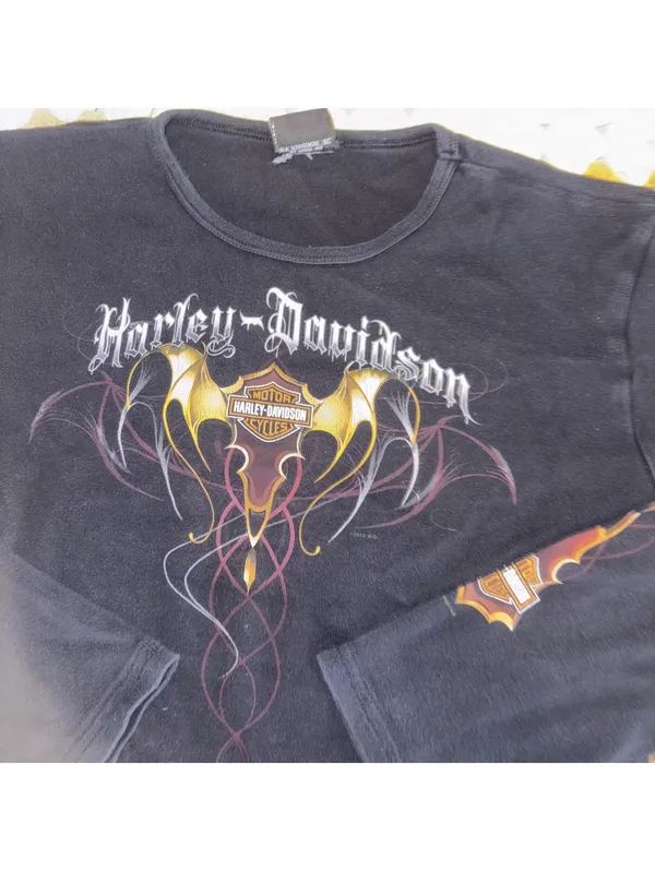 Harley-Davidson Woman’s XL Smoky Mountains Long Sleeve T-Shirt Gatlinburg Tee - Image 2