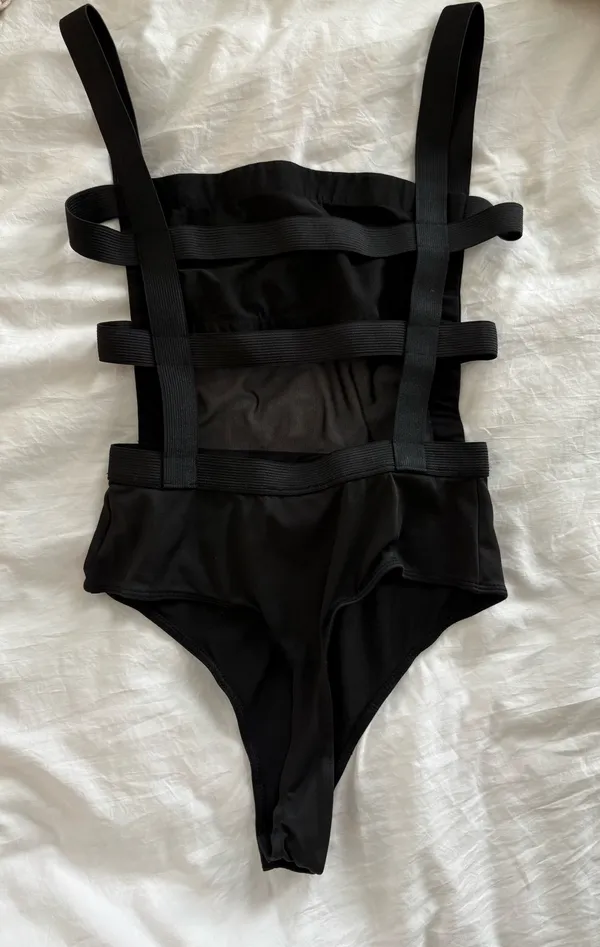 superdown Strappy Black Bodysuit - Image 5