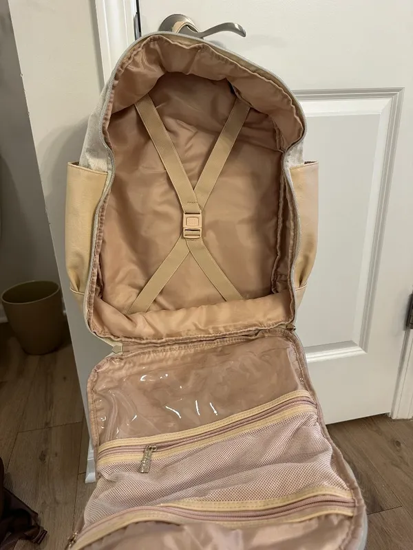 BEIS The Backpack in Beige - Image 5