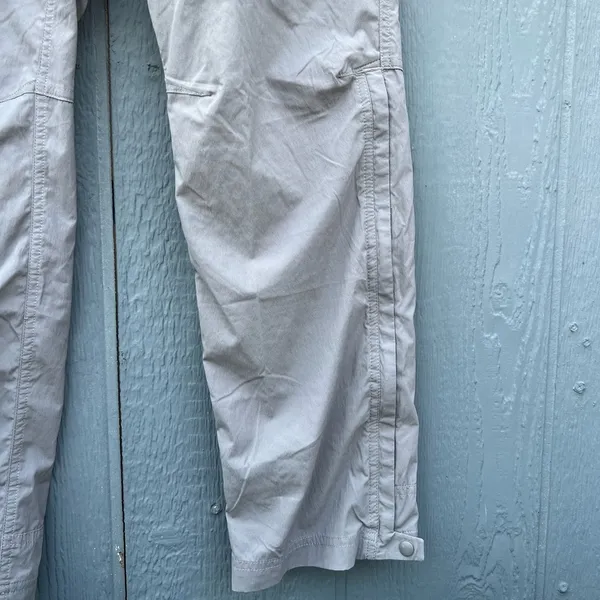 REI Utility Cargo Convertible Trail Pants Grey Size Small - Image 4