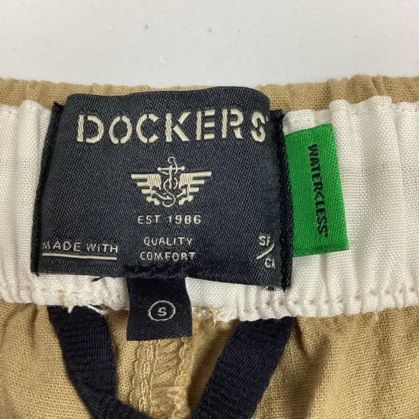 Dockers Linen Blend Weekend Pull-On Shorts Tan Small NEW! Retail $52 - Image 4