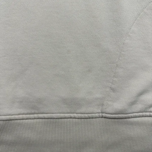 Carhartt Women’s Relaxed Fit Quarter Zip Sweatshirt L Beige Tencel - Image 4