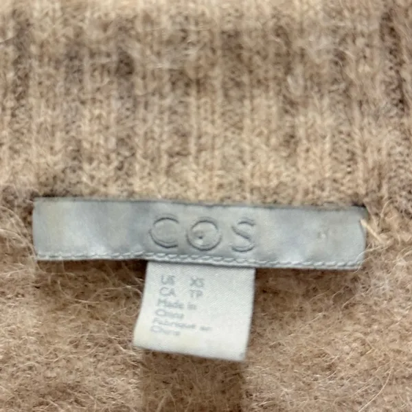 COS Alpaca and Wool Jumper XS Preppy Minimalist Cozy Neutral‎ - Image 5