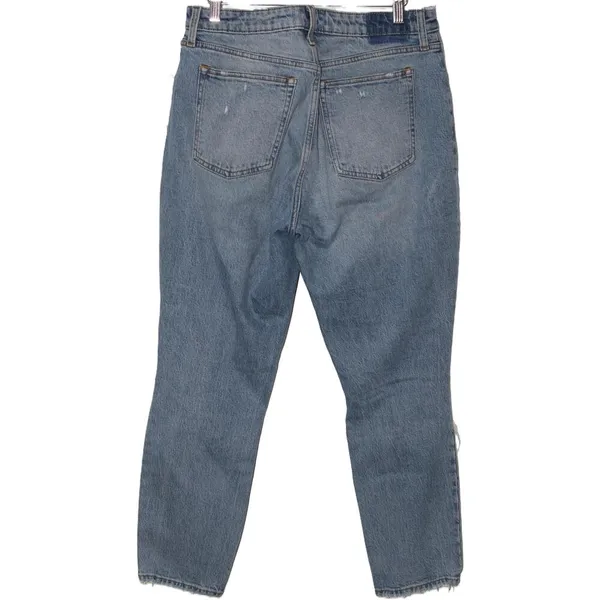 Abercrombie & Fitch Curve Love The Skinny High Rise Blue Denim Jeans Size 30 10 - Image 3