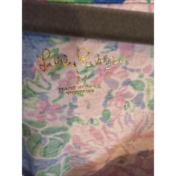 Lilly Pulitzer Kawai Flutter Sleeve V-Neck Dress Multi Spring in Your Step M - Image 2