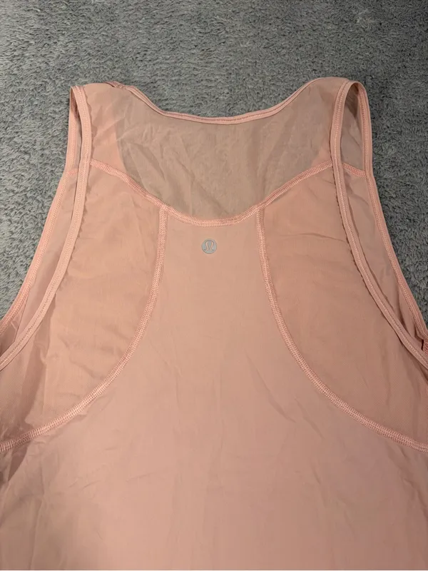 Lululemon Light Pink strawberry sculpt tank top athletic - Image 8