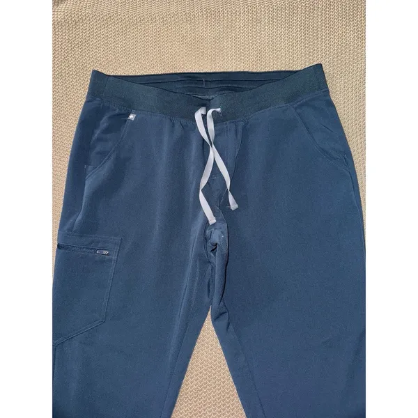 Figs Women's Zamora Teal Skinny Jogger Scrub Pants Size X-Large‎ - Image 2