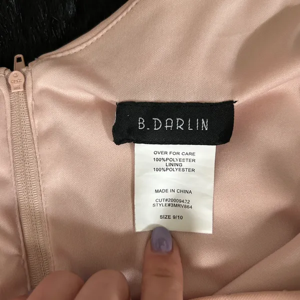 B Darlin Pink Dress - Image 4