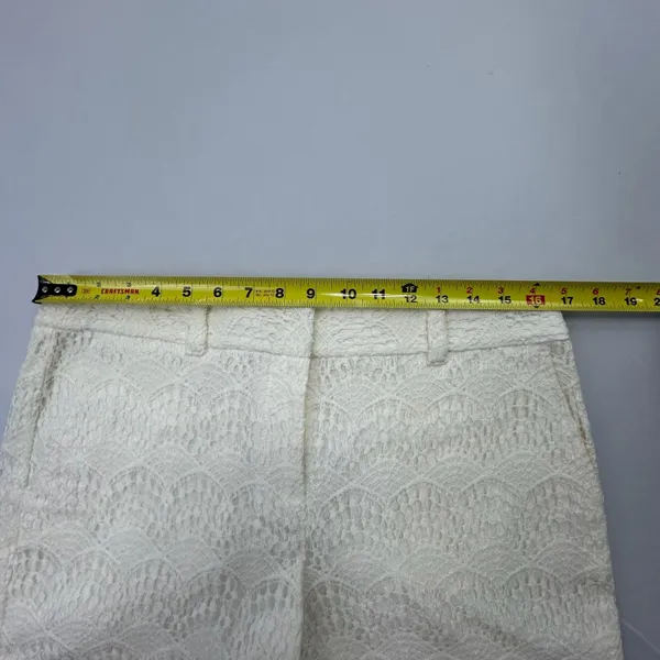 Ann Taylor LOFT White Lace Shorts Size 6 - Image 3