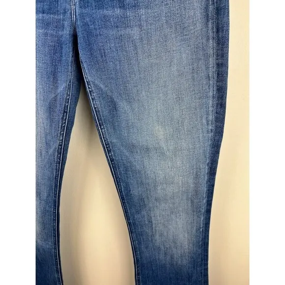 MOTHER Runaway Step Fray Jeans A Night In Havana High Rise Flare 29 - Image 13