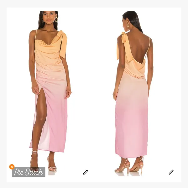 Lovers + Friends Isadora Slip Dress Ombre Maxi - Image 2