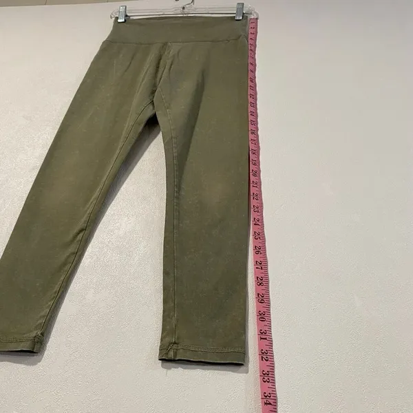 Aerie Chill Play Move Olive Leggings Women’s Medium | High Rise Soft Activewear - Image 5