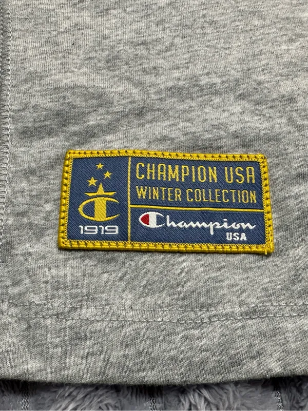NEW Champion USA Gold Medal Cropped Tee — Size L — Oxford Grey - Image 3