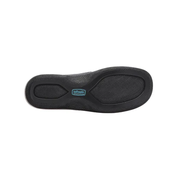 Softwalk Adora Navy Leather Slip On Comfort Clog Shoe with‎ snake embossing B42 - Image 4