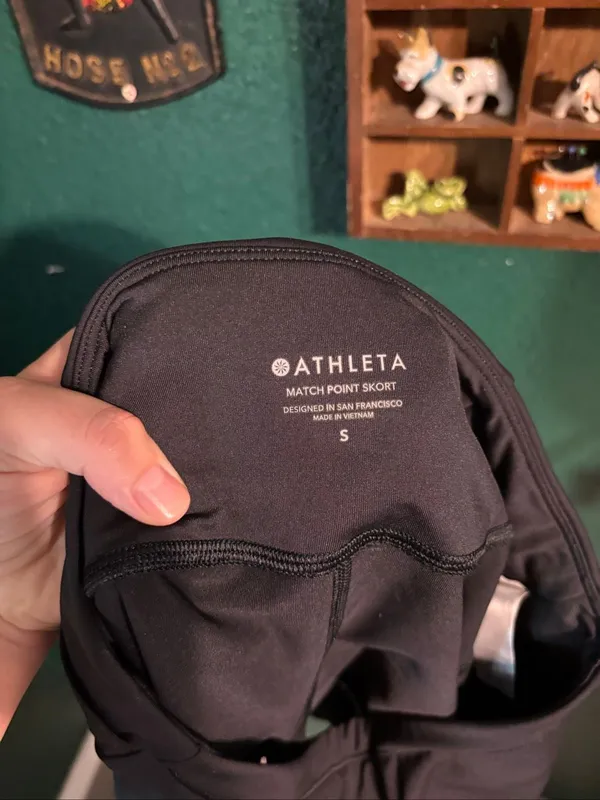 Athleta Match Point Black Skort Size Small - Image 3