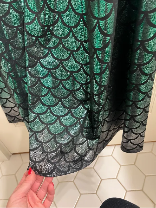 Mermaid costume skirt Green Size M - Image 3