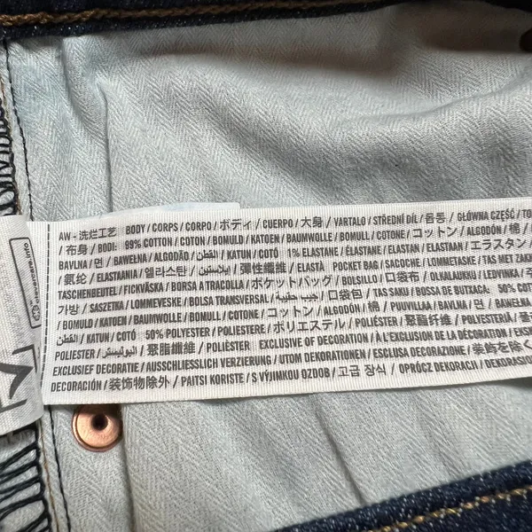 Abercrombie & Fitch Curve Love Mid Rise 90s Straight Jeans Size 33L Casual - Image 6