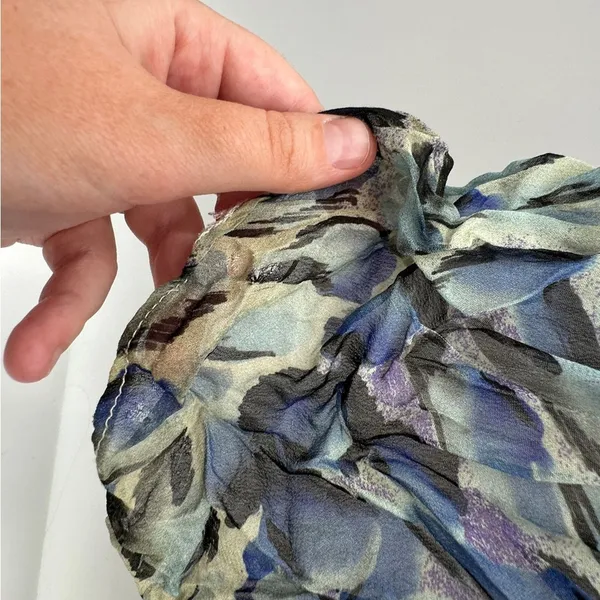 RTR Katie May Baby Cakes Off White & Blue Printed Strapless‎ Maxi Dress Sz S - Image 11