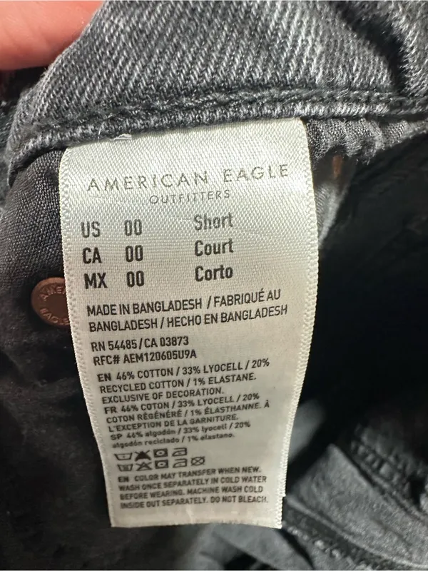 American Eagle Outfitters Dark Gray Boyfriend Jeans - Image 3