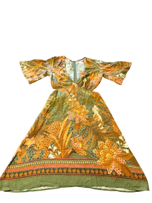 FARM Rio Jaguar Jungle Mini Dress Size S (15.5 PTP) - Image 3