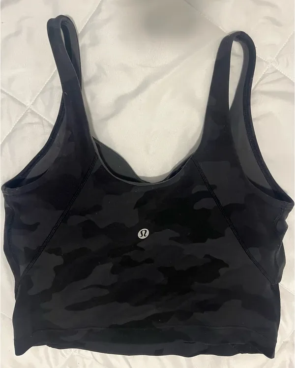 Lululemon Align Tank Top Women’s 2 Camo Heritage 365 Deep Coal Multi Niki Crop - Image 5