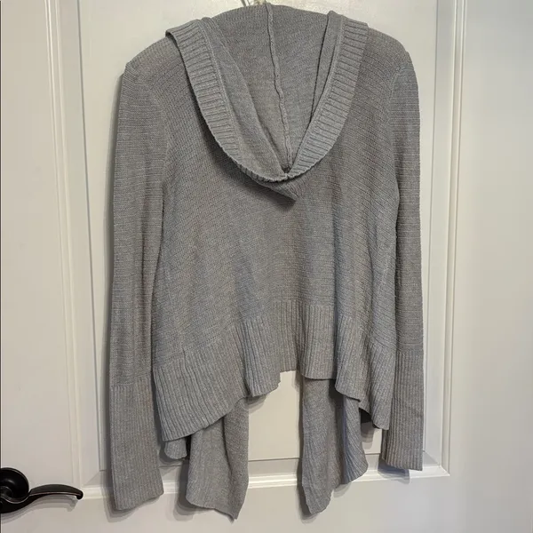 Hollister Light Gray Women's Cardigan Grandmacore - Image 4