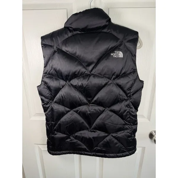 The North Face ALIT 550 Goose Down Winter Puffer Vest Jacket Womens Large Black - Image 9