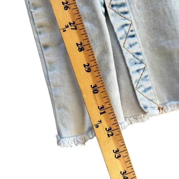 Akira Cargo Denim Flare Jeans Size 11 29 Acid‎ Wash Baddie Streetwear - Image 6