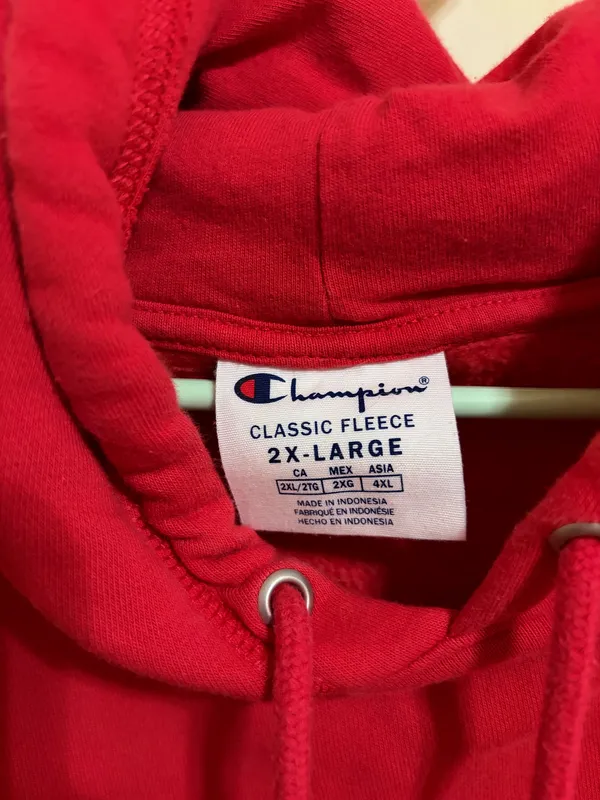 Champion Red Sweatshirt 2XL - Image 4